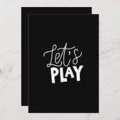 let's play kaart (Voorkant / Achterkant)