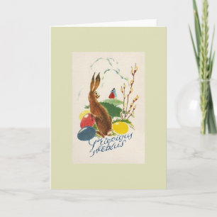  Lets Priecīgus Svētkus PaasKaart Feestdagen Kaart