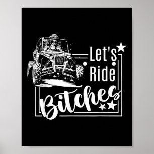 Lets Ride ES UTV SAS Vierwieler UTV Offroad Mudd Poster