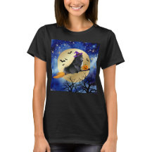 LETS RIDE Lapphund hond Halloween shirt