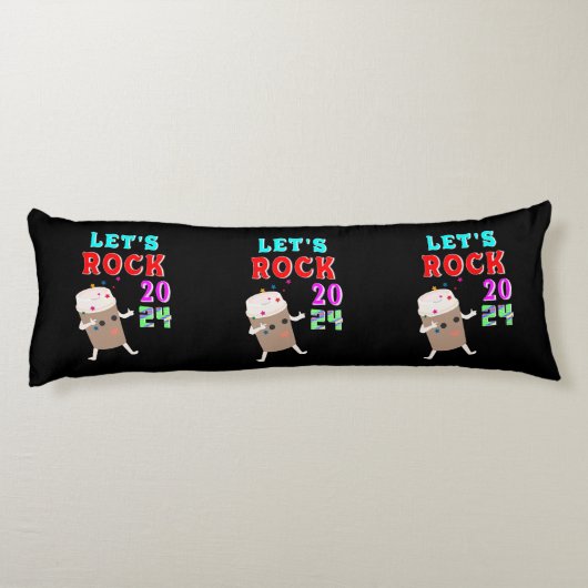 Let's Rock 2024 Lichaamskussen (Achterkant)