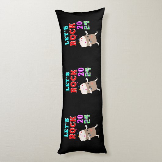 Let's Rock 2024 Lichaamskussen (Achterkant (Verticaal))