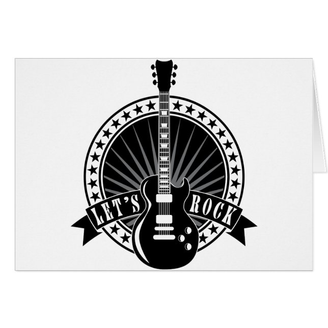 Let's rock e guitar (Devant horizontal)