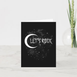 Lets Rock On Rock Star Moon Met Sterren Concert Ba Kaart