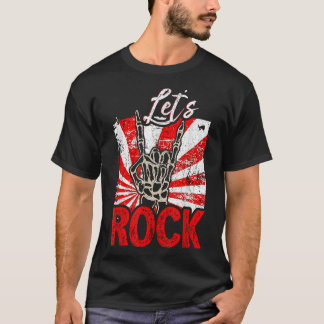 Lets Rock Rock and Roll Music Lovers 1608 T-shirt