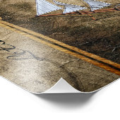 Lets Sail Away - Nautical Foto Afdruk (Hoek)