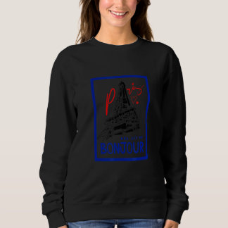 Let's Say Bonjour With Wow Paris Cute Eiffel Tower Trui