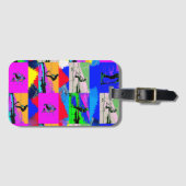 Lets Scoot - Stunt Scooter Rider Bagagelabel (Voorkant (horizontaal))