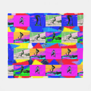 Lets Scoot - Stunt Scooter Rider Fleece Deken