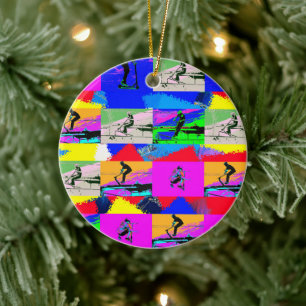 Lets Scoot - Stunt Scooter Rider Keramisch Ornament