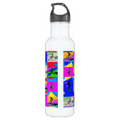 Lets Scoot - Stunt Scooter Rider Waterfles (Achterkant)