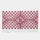 Lets traditioneel continu patroonweefsel theedoek (Horizontaal)