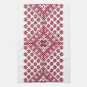 Lets traditioneel continu patroonweefsel theedoek (Verticaal)