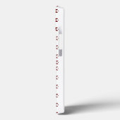 Lets traditioneel rood ontwerp Case-Mate iPhone case (Achterkant / Links)