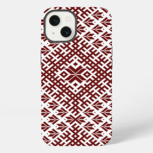 Lets traditioneel rood ontwerp iPhone 13 hoesje