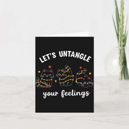 Let's Untangle Your Feelings School Counselor Chri Kaart (Voorkant)