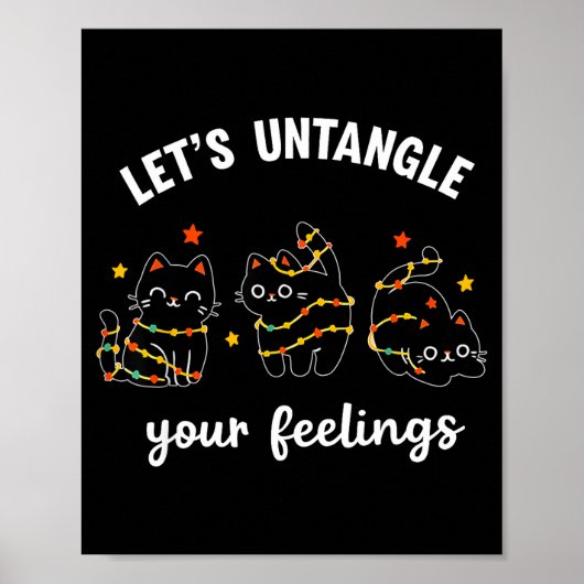 Let's Untangle Your Feelings School Counselor Chri Poster (Voorkant)