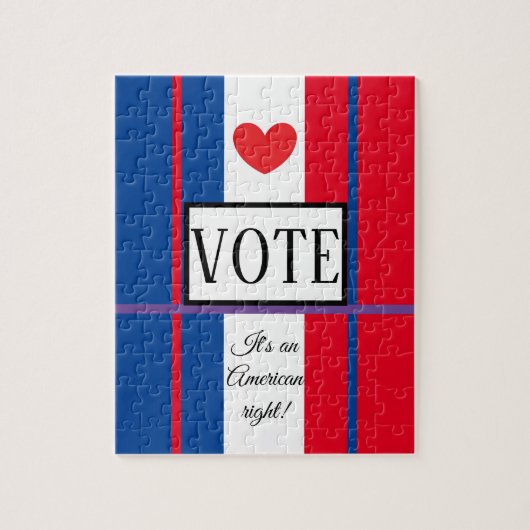 Let's VOTE! Legpuzzel (Verticaal)