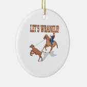 Lets Wrangle Keramisch Ornament (Rechts)