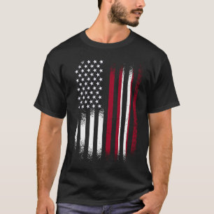Letse Amerikaanse erfgoedmaand Letland Patriottisc T-shirt