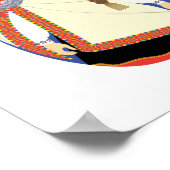Letse bruine Matryoshka-poster Poster (Hoek)