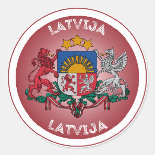Letse Erfgoed Embleem Ronde Sticker