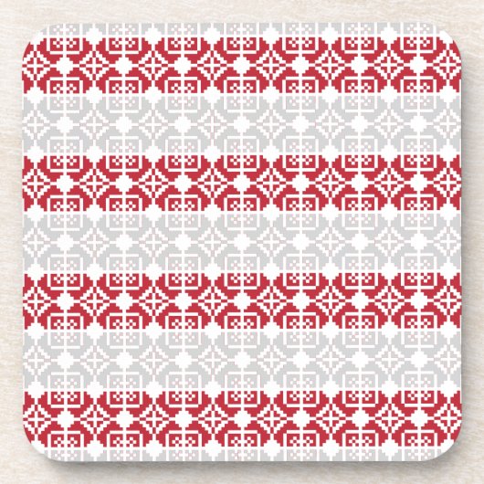 Letse morning SUN geometrisch patroon II Bier Onderzetter (Voorkant)