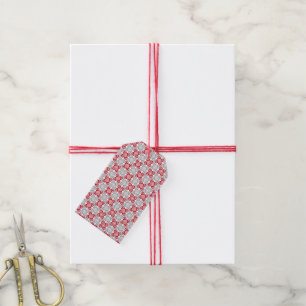 Letse morning SUN geometrisch patroon III Cadeaulabel