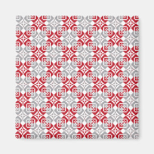 Letse morning SUN geometrisch patroon III Magneet