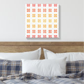 Letse morning SUN geometrisch patroon IV Canvas Afdruk (Insitu (Slaapkamer))