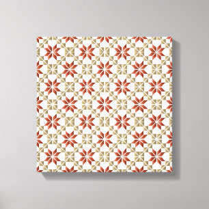 Letse morning SUN geometrisch patroon IX Canvas Afdruk
