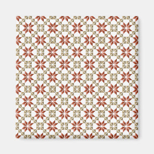 Letse morning SUN geometrisch patroon IX Magneet