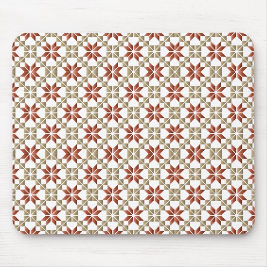 Letse morning SUN geometrisch patroon IX Muismat (Voorkant)