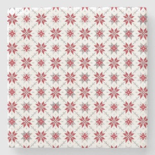 Letse morning SUN geometrisch patroon V Stenen Onderzetter