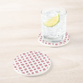 Letse morning SUN geometrisch patroon V Zandsteen Onderzetter (Zijkant)