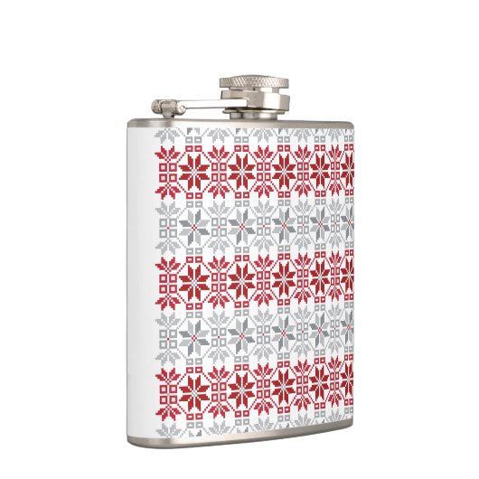 Letse morning SUN geometrisch patroon VIII Heupfles (Rechts)