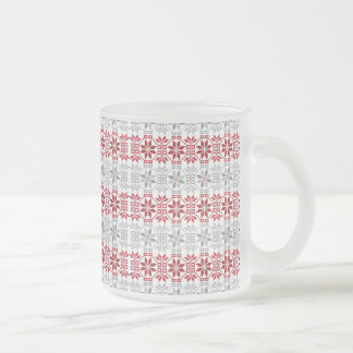 Letse morning SUN geometrisch patroon VIII Matglas Koffiemok