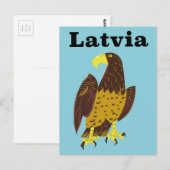 Letse reisposter. briefkaart (Voorkant / Achterkant)