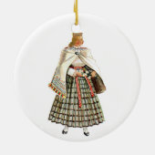 Letse sierplanten keramisch ornament (Achterkant)