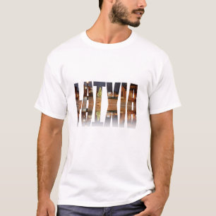 Letse tekst met Dome Square met kerstboom T-shirt