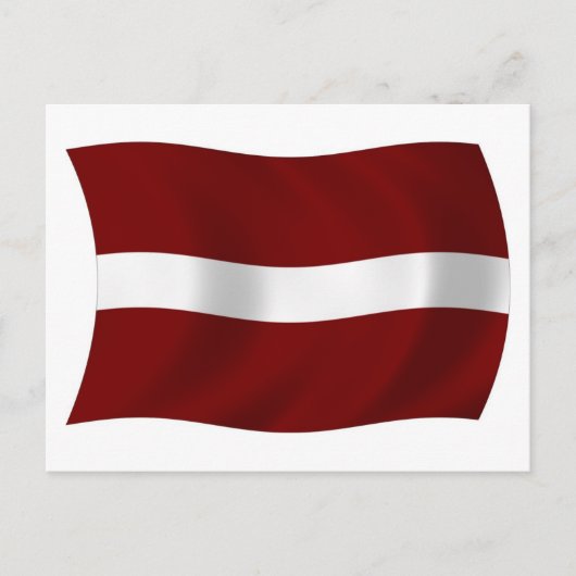 Letse Vlag Ansichtkaart Briefkaart (Voorkant)