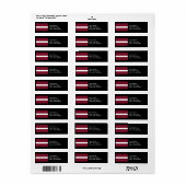 Letse vlag etiket (Full Sheet)