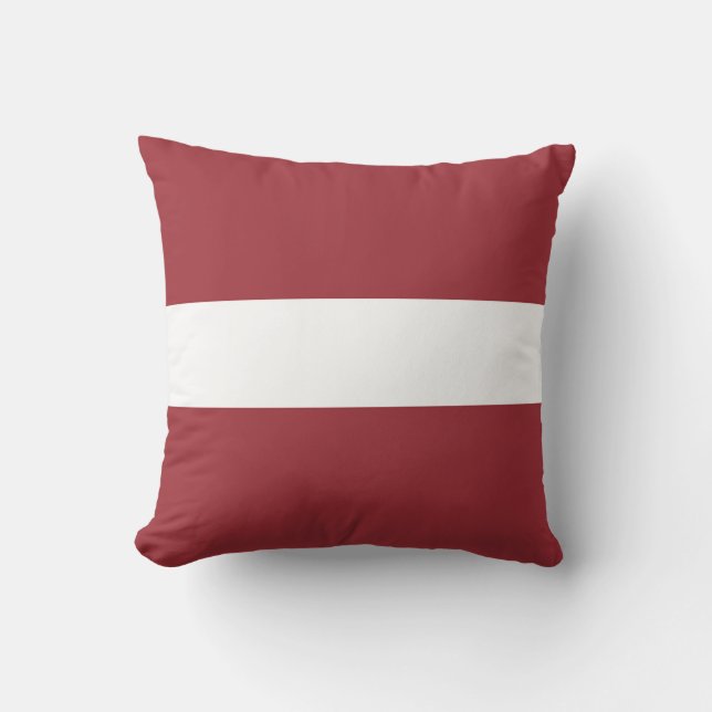 Letse vlag kussen (Voorkant)