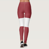 Letse vlag (Letland) Leggings (Achterkant)