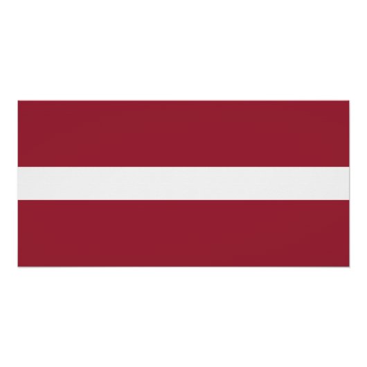 Letse vlag perfect poster (Voorkant)