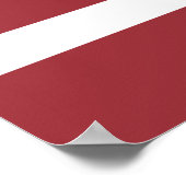 Letse vlag poster (Hoek)