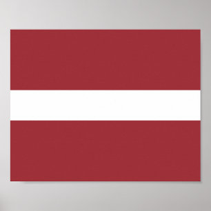 Letse vlag poster