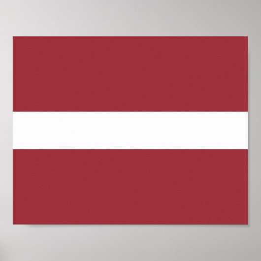 Letse vlag poster (Voorkant)