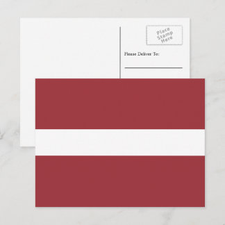 Letse vlag, vlag van Letland Briefkaart