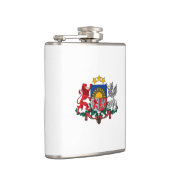 Letse wapenmantel heupfles (Rechts)